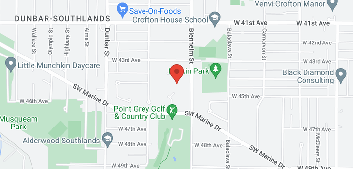 map of 3414 W 44TH AVENUE